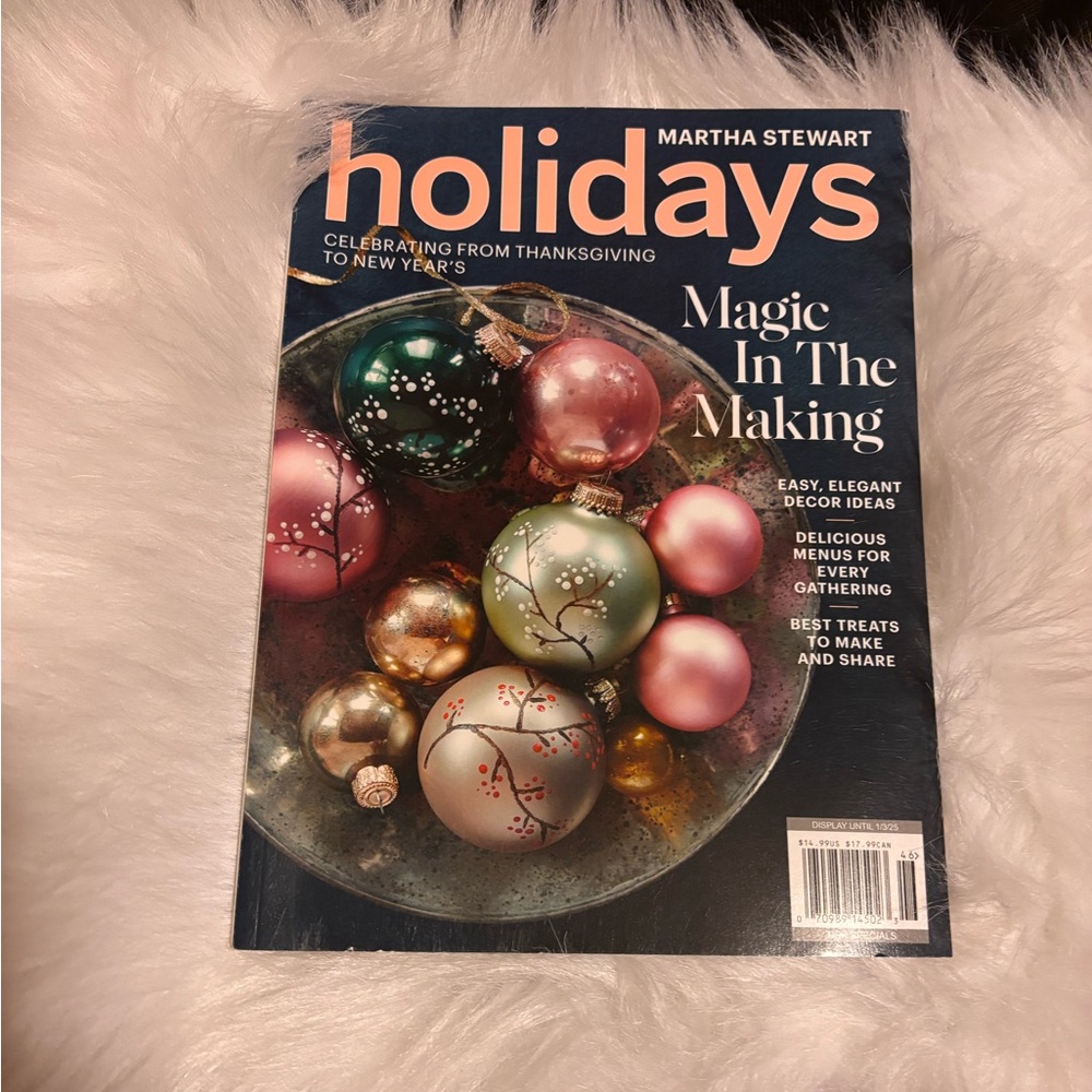 Martha Stewart Holidays 2024 magazine